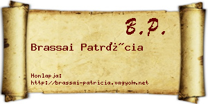 Brassai Patrícia névjegykártya